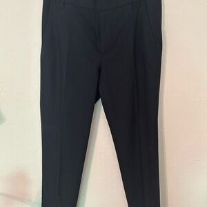 Black Wool Vince Trousers